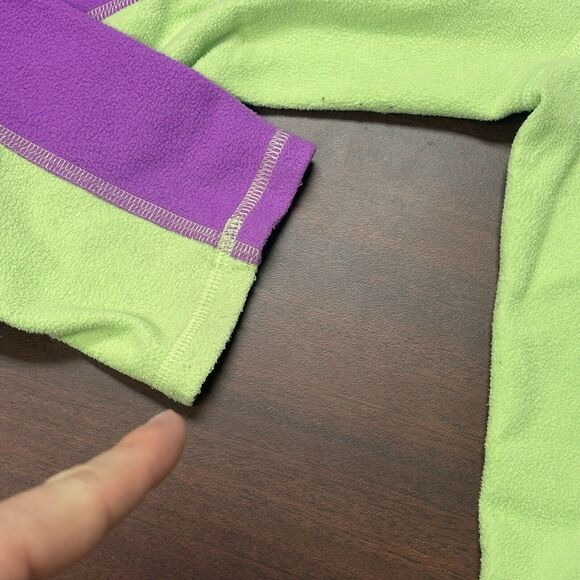 The North Face Full Zip Fleece Girls L 14-16 Colorblock Sweater Activewear - Picture 8 of 8